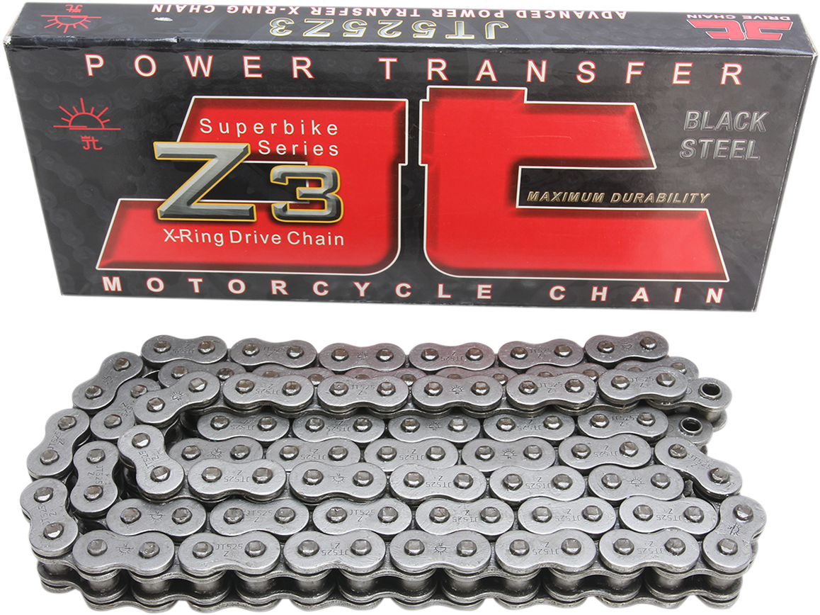 JT CHAINS 525 Z3 - Heavy Duty Drive Chain - 118 Links JTC525Z3-118RL