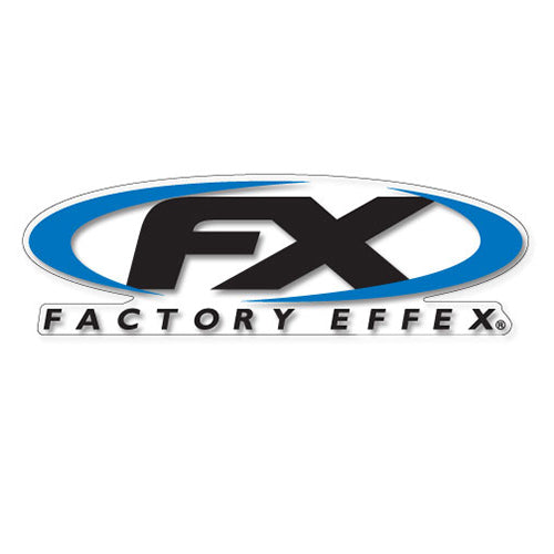 Factory Effex FX 2015 Promo Stickers FX (Blue) 22-inch Biggie Kit - Vibrant Motorcycle Graphics