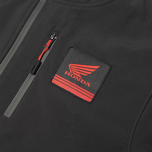 FACTORY EFFEX HONDA SOFT-SHELL JACKET / CHARCOAL XL