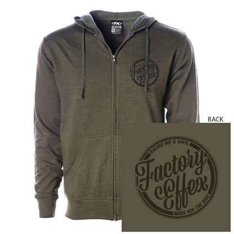 FACTORY EFFEX SCRIPT ZIP HOODIE / L