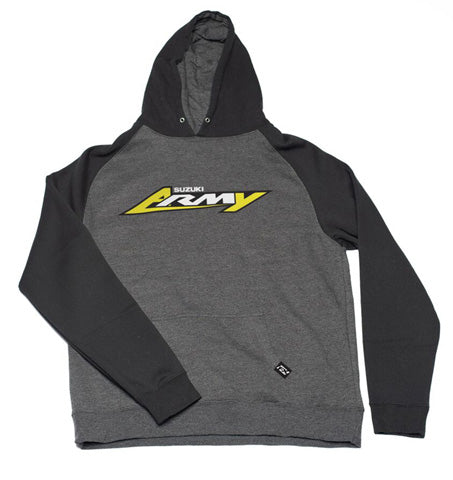 FACTORY EFFEX SUZUKI ARMY YOUTH PULLOVER / CHARCOAL-BLACK L