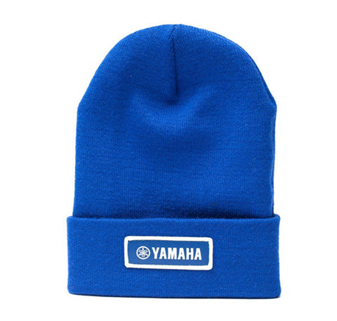 Factory Effex Yamaha Beanie in Royal OS - Comfortable Warm Headwear for Motorcycles