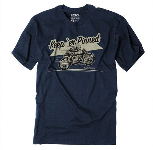 Factory Effex RNG Keep 'Er Pinned T-Shirt Heather Navy XXL
