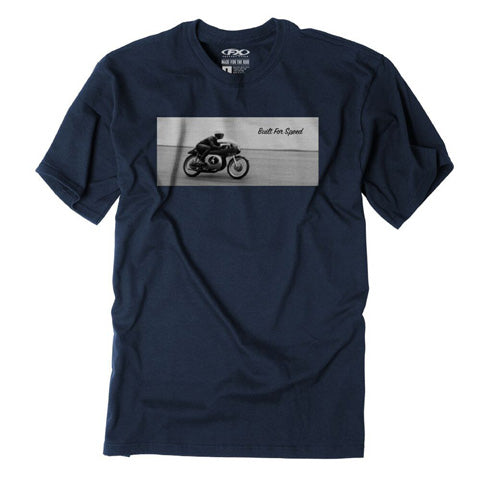 Factory Effex Road N Gravel New T-Shirt in Heather Navy Medium – Durable and Comfortable Motorcycle Gear