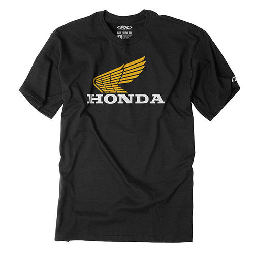 Factory Effex Honda Classic T-Shirt - Black, Size Large (Part #22-87314)