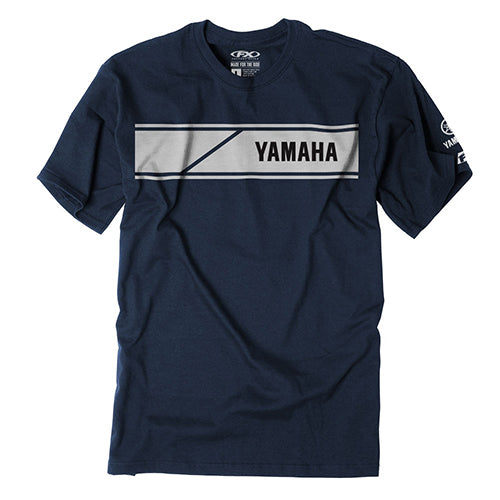Factory Effex Yamaha Speed Block T-Shirt in Navy - XXL