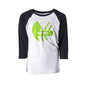 Factory Effex Kawasaki Cased YTH Baseball Shirt in Black and White – Extra Large
