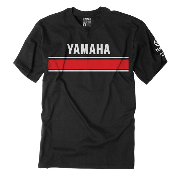 Factory Effex Yamaha Retro T-Shirt in Black XXL – Comfortable and Stylish Motorcycle Apparel
