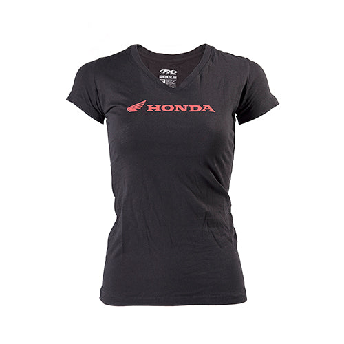 Factory Effex Honda Horizontal Women's T-Shirt - Black (Small)