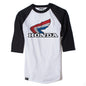 FX HONDA VINTAGE BASEBALL T-SHIRT / WHITE-BLACK (M)