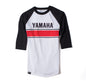 FX YAMAHA VINTAGE BASEBALL T-SHIRT / WHITE-BLACK (L)