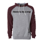 FACTORY EFFEX HONDA RACING PULLOVER / GRAY-BURGANDY XXL