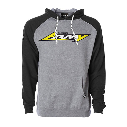 FACTORY EFFEX SUZUKI ARMY PULLOVER/ HEATHER-BLACK XXL