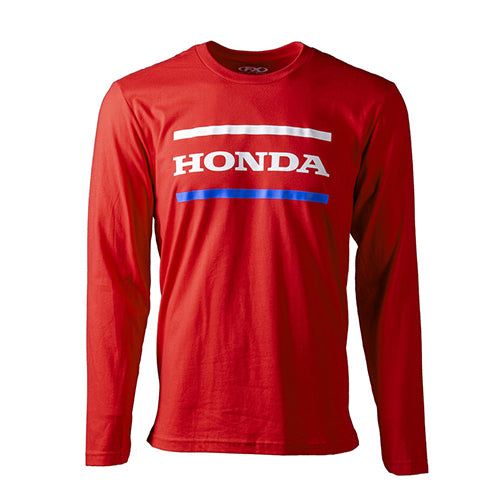 FACTORY EFFEX HONDA STRIPES LONG SLEEVE T-SHIRT / RED M