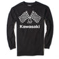 FACTORY EFFEX KAW CHECKER LONG SLEEVE T-SHIRT / BLACK XXL