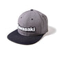 Factory Effex Kawasaki Bold Snapback Hat in Charcoal-Black (One Size)