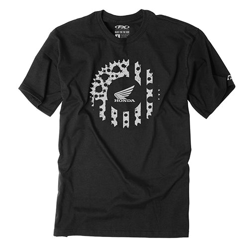 Factory Effex Honda Sprocket T-Shirt in Black (XXL) - Durable Motorcycle Apparel