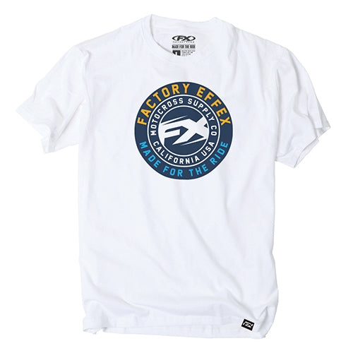 Factory Effex FX Men's Crew T-Shirt White - Size Medium
