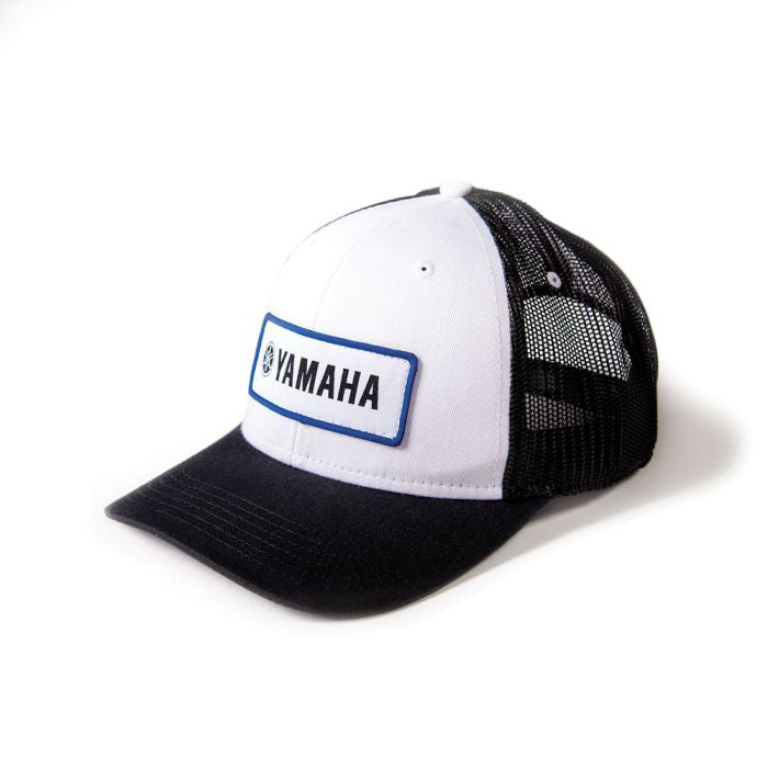 Factory Effex Yamaha Throwback Snapback Hat - White and Black
