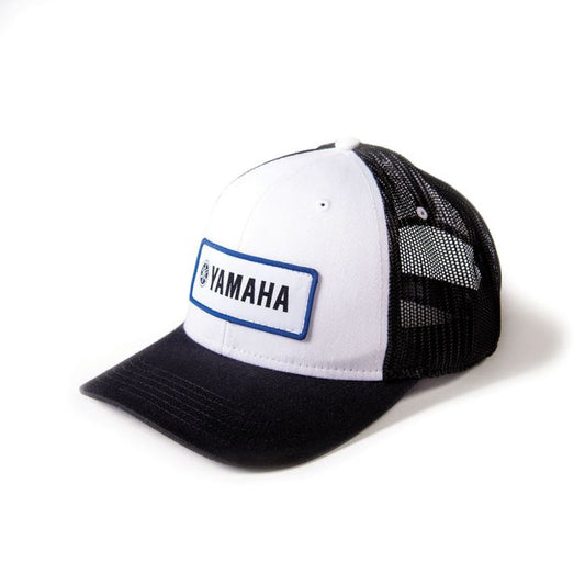 Factory Effex Yamaha Throwback Snapback Hat - White and Black