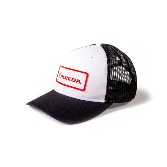 Factory Effex Honda Throwback Snapback Hat - White and Black