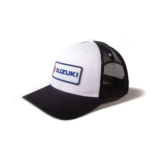 Factory Effex Suzuki Throwback Snapback Cap Black/White/Black