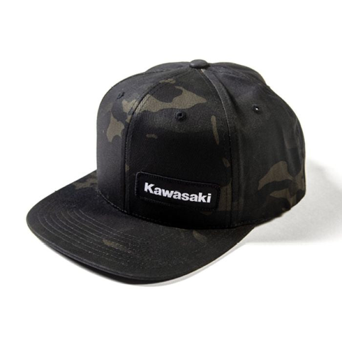 Factory Effex Kawasaki Camo Snapback Hat - Black