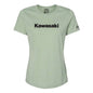 Factory Effex Kawasaki Women's T-Shirt in Light Green - Size Medium (Part #27-87142)