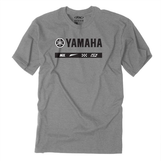 Factory Effex Yamaha Alpha T-Shirt in Heather Gray, Large