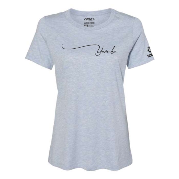 Factory Effex Yamaha Signature Women's T-Shirt in Light Blue - Small