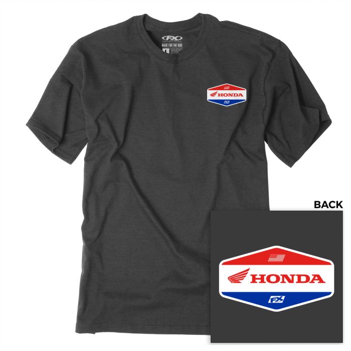 Factory Effex Honda Stadium T-Shirt in Charcoal - XL