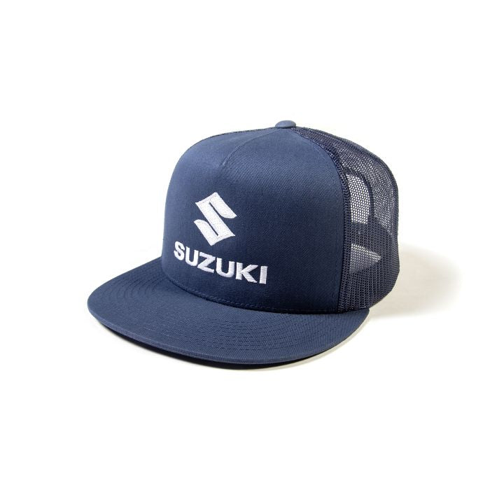 Factory Effex Suzuki Alpha Snapback Hat in Navy - Comfortable and Stylish Headwear