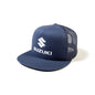 Factory Effex Suzuki Alpha Snapback Hat in Navy - Comfortable and Stylish Headwear