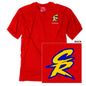 Factory Effex Honda Retro CR T-Shirt - Red, Size Large (Part #28-87314)