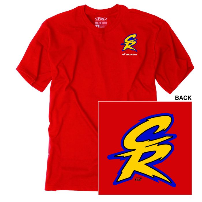 Factory Effex Honda Retro CR T-Shirt in Red, 2X Size