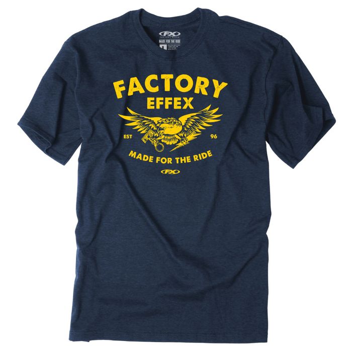 Factory Effex FX Eagle T-Shirt in Navy - Medium, Comfortable and Stylish Apparel