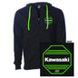 FACTORY EFFEX KAWAKASKI OCTAGON ZIP-UP / BLACK L