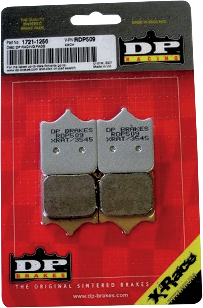 DP BRAKES RDP Racing Brake Pads RDP509 for BMW and Triumph