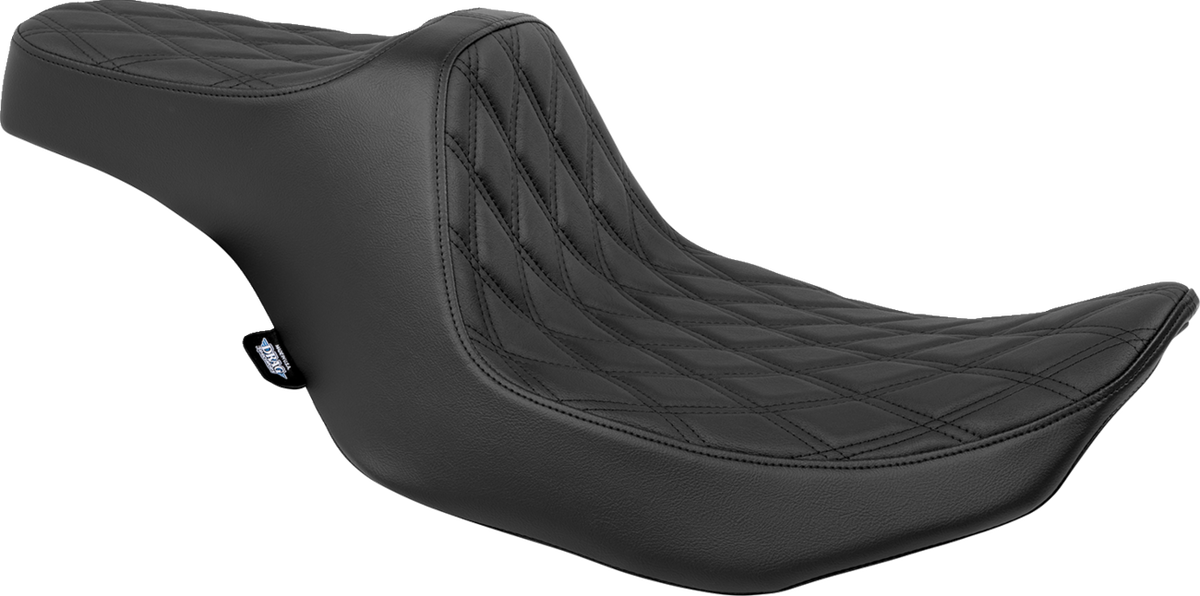 DRAG SPECIALTIES SEATS Predator III Seat - Double Diamond - Black - FLT/FLH '23-'24 4686B