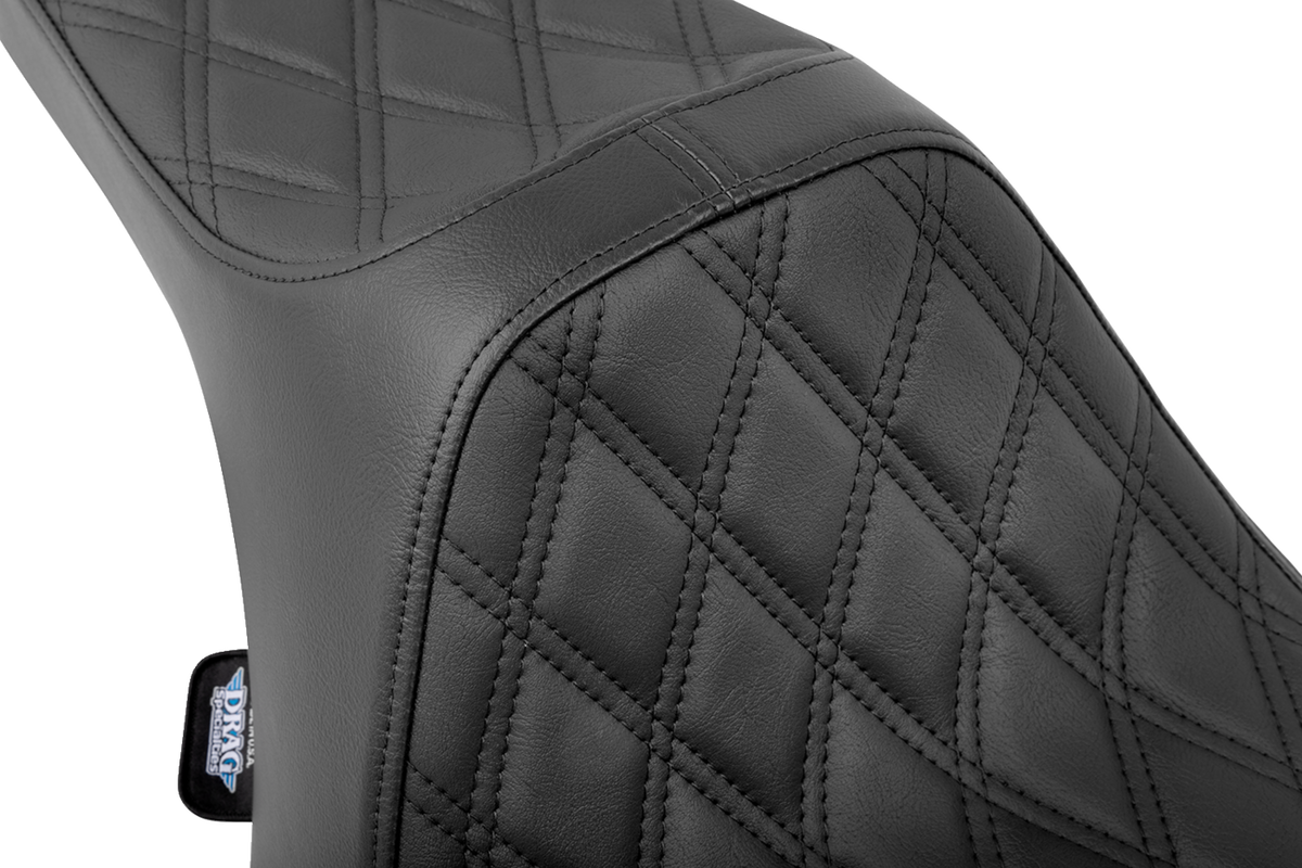 DRAG SPECIALTIES SEATS Predator III Seat - Double Diamond - Black - FLT/FLH '23-'24 4686B