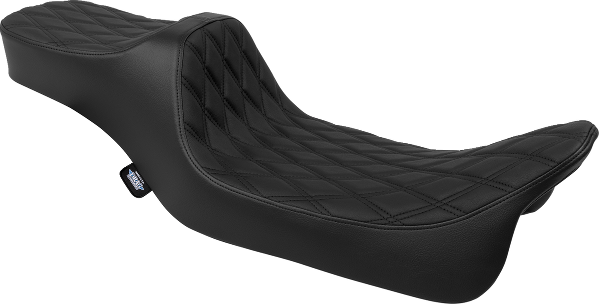 DRAG SPECIALTIES SEATS Predator III Seat - Extended Reach - Smooth - FLH/FLT '08-'24 4687A