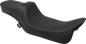 DRAG SPECIALTIES SEATS Predator III Seat - Extended Reach - Double Diamond - Black - FLH/FLT '08-'24 4687B