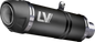 LEOVINCE GP Corsa EVO Slip-On Muffler - Black Edition - Ninja/Z 400 3389EBU