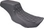 MUSTANG One Piece 2-Up Squareback Seat - Double Diamond - Smooth - FLH/FLT '23-'25 88416