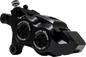 PERFORMANCE MACHINE (PM) Caliper - 137 X 4B - Left - Black Anodized with Black Bore Caps 0053-2957-MB