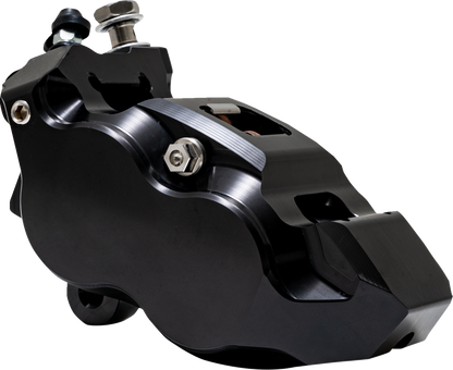 PERFORMANCE MACHINE (PM) Caliper - 137 X 4B - Right - Black Anodized with Clear Bore Caps 0053-2958-MC