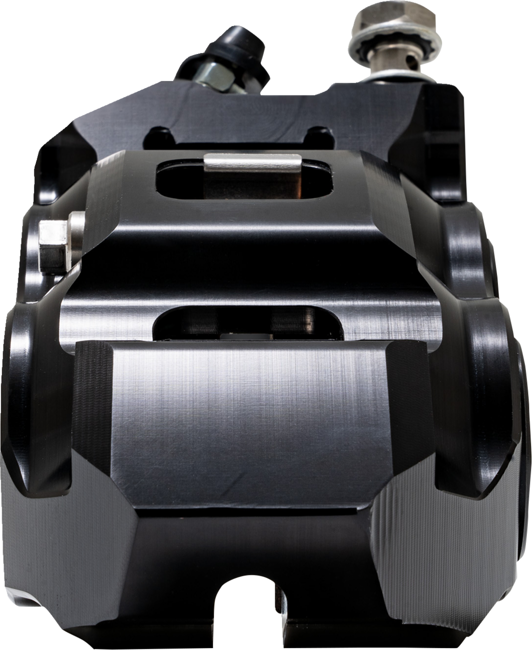 PERFORMANCE MACHINE (PM) Caliper - 137 X 4B - Right - Black Anodized with Clear Bore Caps 0053-2958-MC