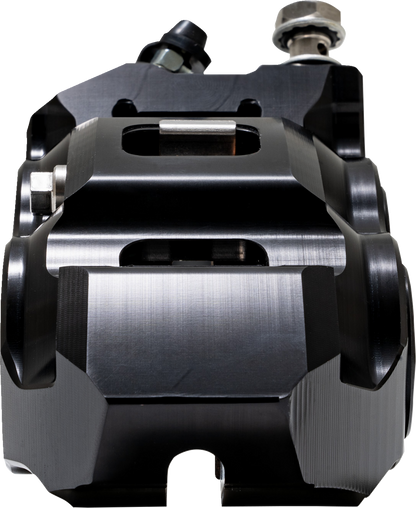 PERFORMANCE MACHINE (PM) Caliper - 137 X 4B - Right - Black Anodized with Clear Bore Caps 0053-2958-MC