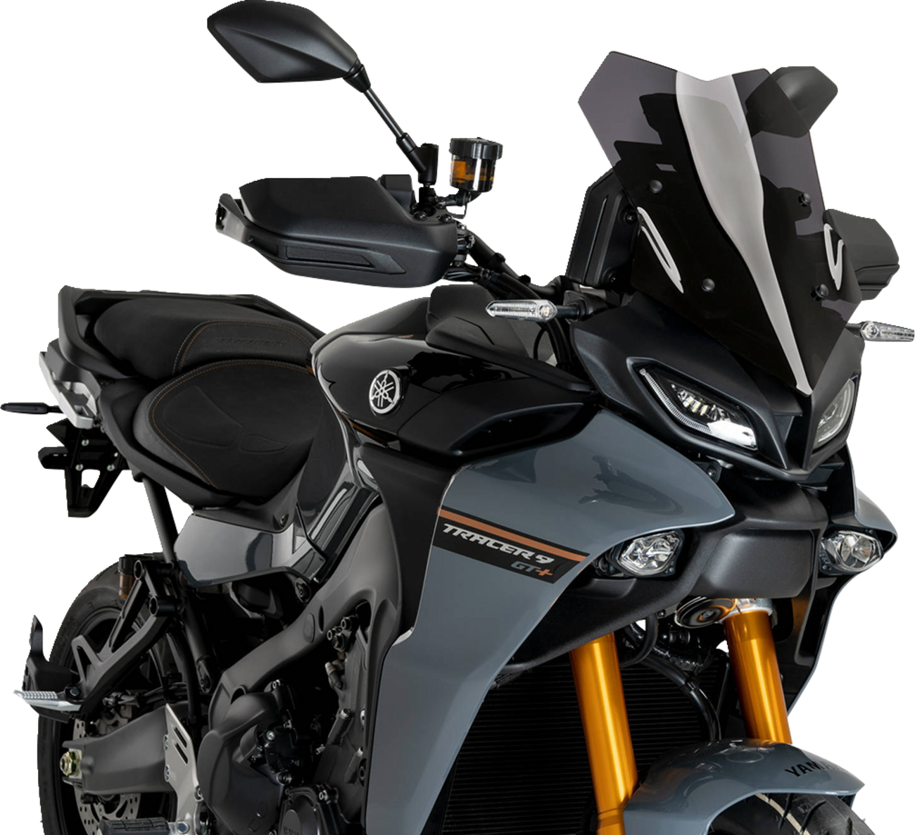 PUIG HI-TECH PARTS Sport Windscreen - Dark Smoke - Yamaha 21967F