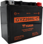 YUASA GYZ20HL-C AGM Battery with Factory Activated Design - Model YUAM720GHC